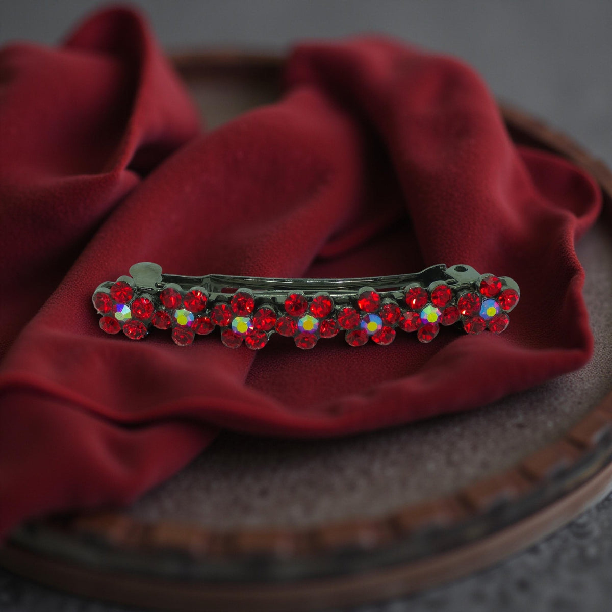 FloraDot Row — Hair Accessory