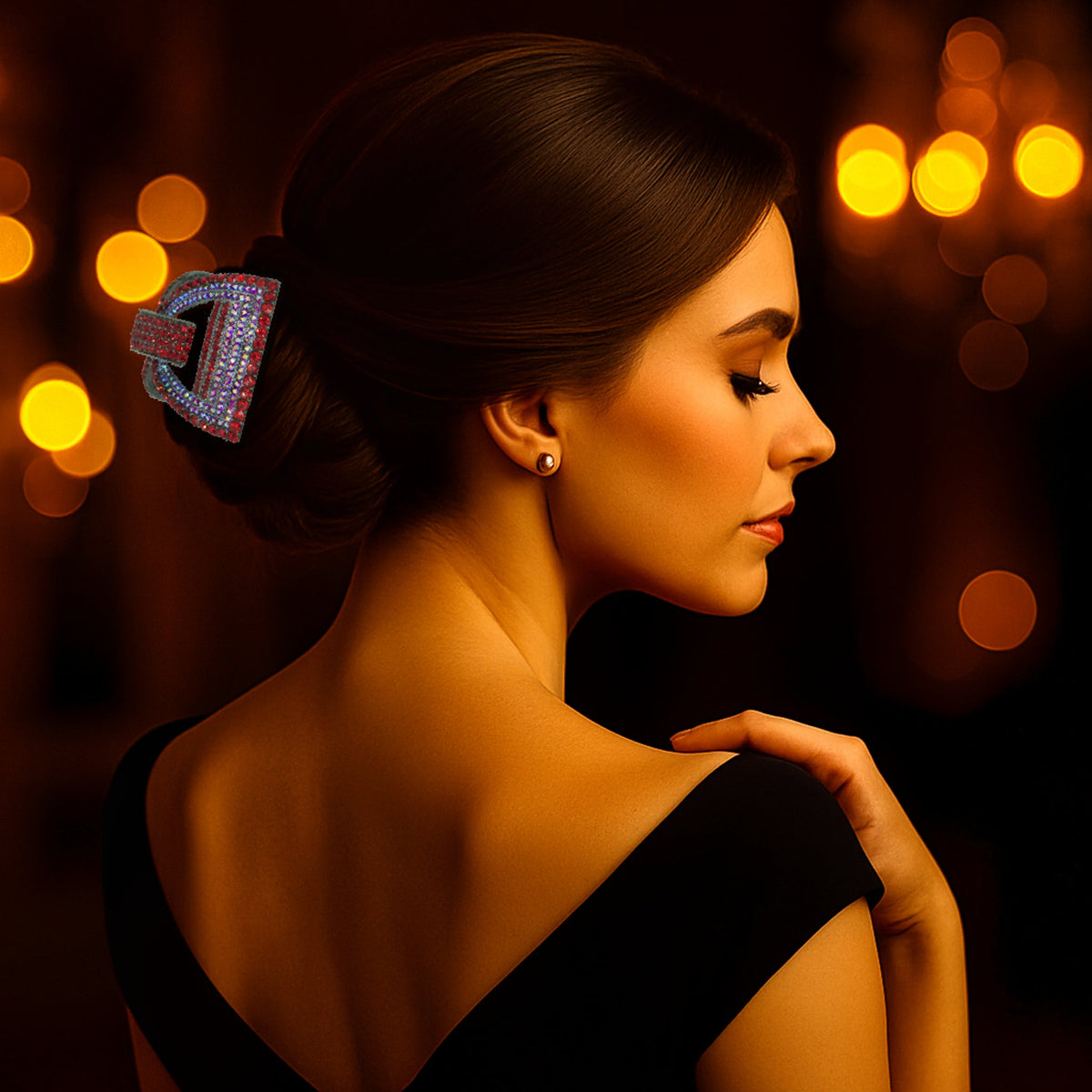 Ecliptique Bow — Barrette