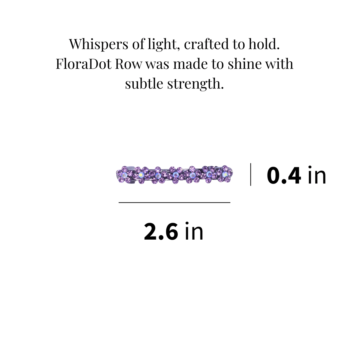 FloraDot Row — Hair Accessory