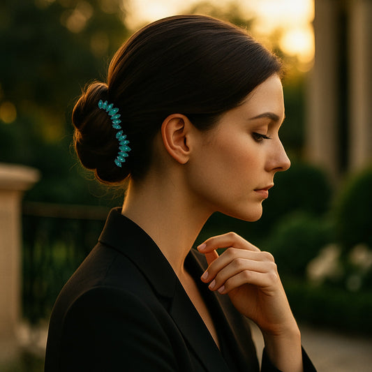 Gleamleaf Crown — Hair Comb