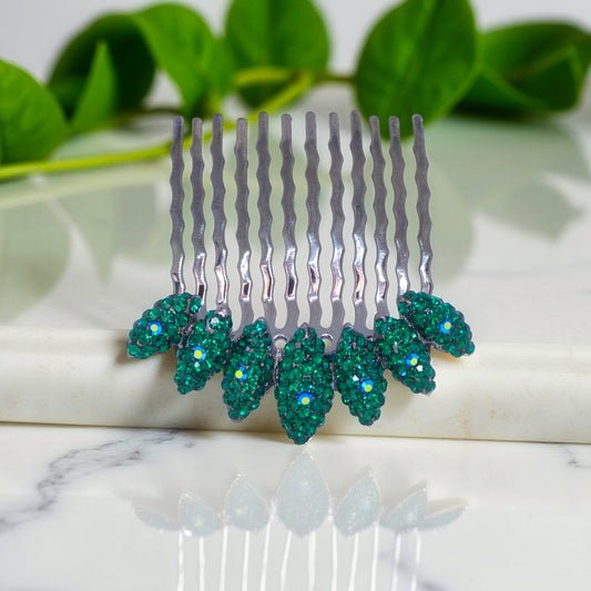 Gleamleaf Crown — Hair Comb