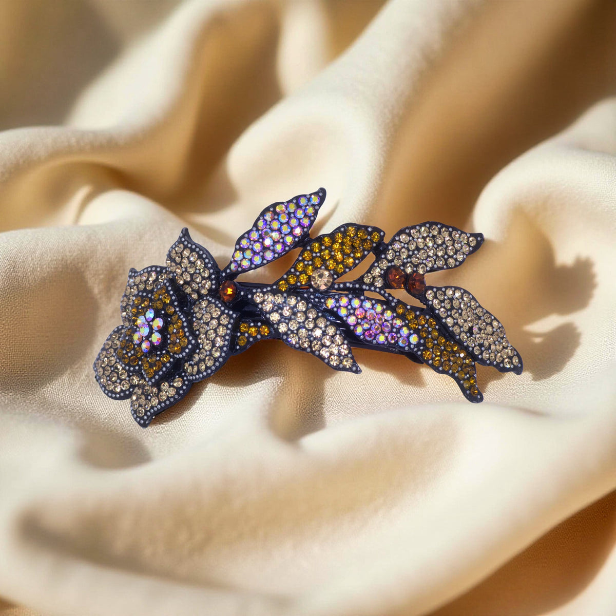 Midnight Bloom — Barrette