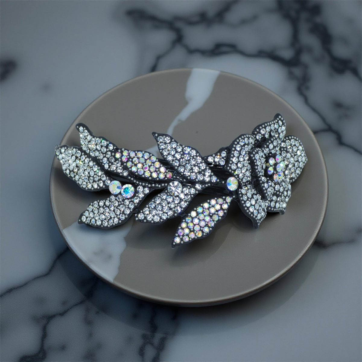 Midnight Bloom — Barrette