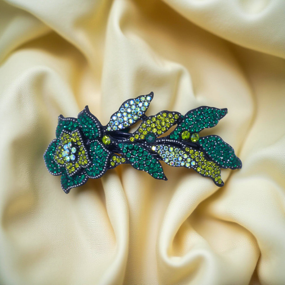 Midnight Bloom — Barrette