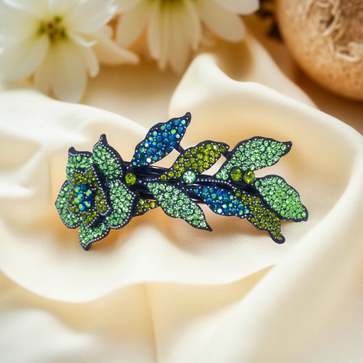 Midnight Bloom — Barrette