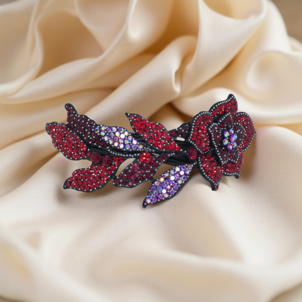 Midnight Bloom — Barrette